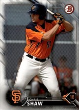 2016 Bowman Prospects #BP84 Chris Shaw San Francisco Giants