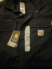 Carhartt FR Traditional Coverall Men 38 Regular Navy Blue NWT 101017 410 CAT 2