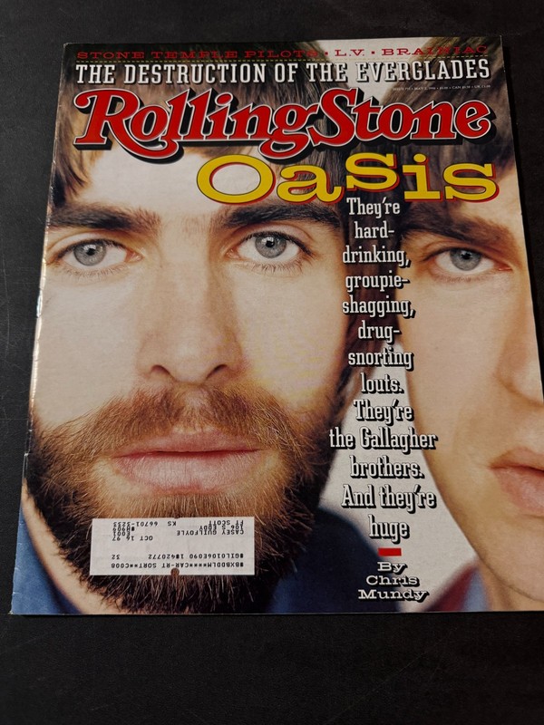 Oasis Rolling Stone Magazine May 2, 1996 Liam & Noel Gallagher