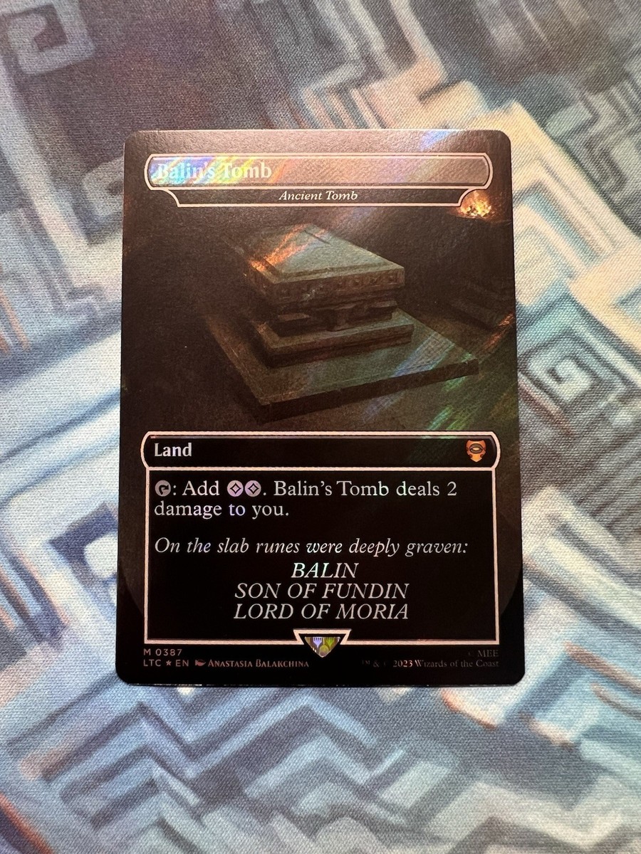 Balin's Tomb - Ancient Tomb (Surge Foil) Commander: the Lord