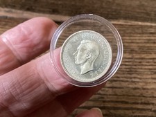 1937 UNC George VI Silver Sixpence  from 1937 spec set (8005)