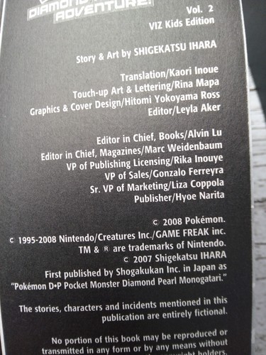 Pokémon Diamond and Pearl Adventure Vol. 1-5 Book English Manga Set PB Vizkids - Picture 9 of 20
