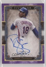 2018 Topps Five Star Purple 11/50 Darryl Strawberry #FSA-DT Auto 5m1