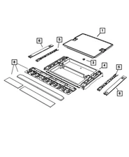 Genuine Mopar Rear Load Floor Storage Bin 1PH85DX9AA