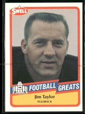 1989 Swell Greats Jim Taylor #78 Green Bay Packers