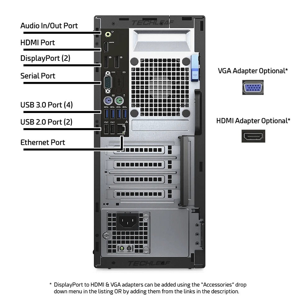 Dell Desktop PC i7, 32GB RAM, 3TB SSD, Windows 11/10, WiFi + BT, DVD-RW - Image 2 of 2