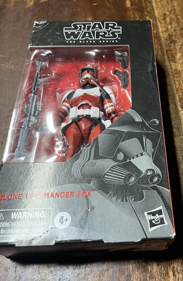 Figura de acción Star Wars: The Clone Wars Black Series "Clone Commander Fox" NUEVA Foto 4 de 4