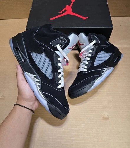 Size 9.5 - Air Jordan 5 Retro OG Black Metallic Reimagined 2025