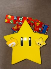 Super Mario USJ Star-shaped Popcorn Case with Rings, Nintendo World, Used japan