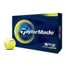 TaylorMade 2026 TP5 Yellow Golf Balls - 1 Dozen