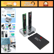 M.2 Duplicator SATA to NVMe SSD Cloner, Docking Station for PCIe SATA HDD/SSD