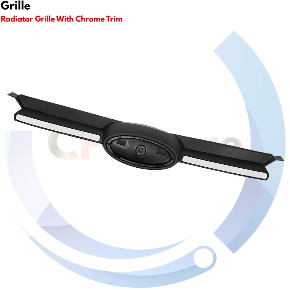 Front Bumper Cover Fascia & Grille Assembly Kit For 2012-2014 Ford Focus - Image 4 of 4