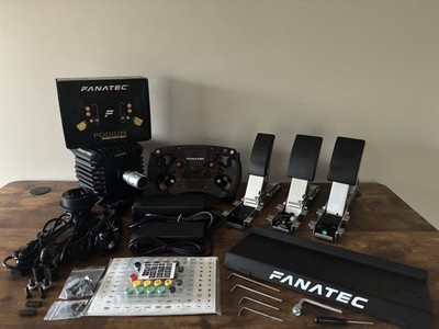 Full Simracing Setup Fanatec CSL DD 8NM QR2 Load Cell Formula Wheel $1600 value