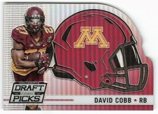 2015 David Cobb Panini Prizm Collegiate Draft Picks Helmet Die Cut Rookie