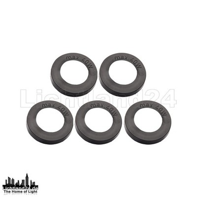E27 - 5x Standard Dichtungsring für Duroplast Fassung in Illu Lichterkette