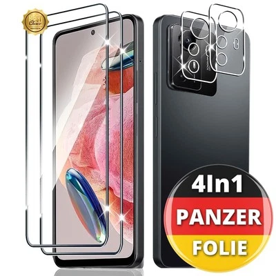 Panzer Display Glas für Xiaomi Redmi Google Pixel Set Kameraschutz Folie 9H Hart - Bild 1 von 4