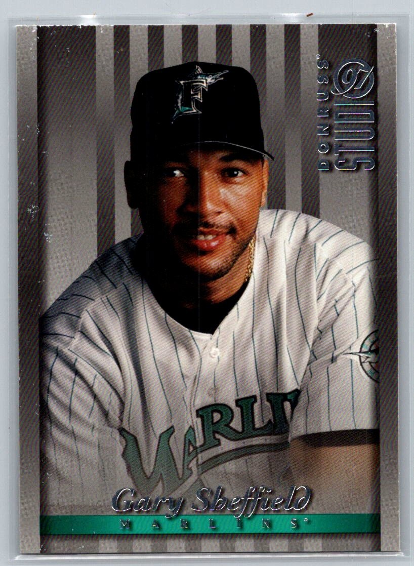 1997 Studio Baseball #2 Gary Sheffield - VG - Florida Marlins