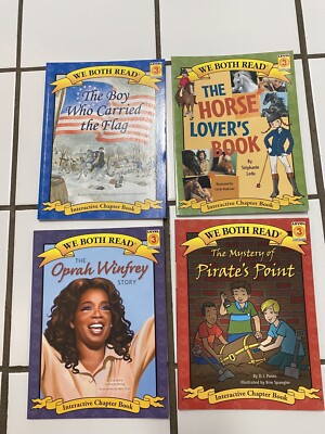 Lot of 4 Different EUC Level 3 Grade 3 WE BOTH READ Paperbacks - Non Fiction