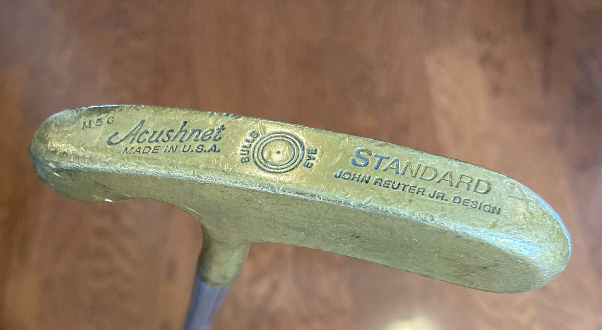Acushnet Bullseye Standard Brass Putter ⛳ RH/LH ~35