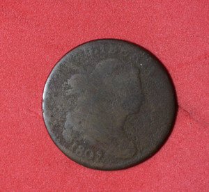 1807- Large Cent Coronet Head One Cent #P27789