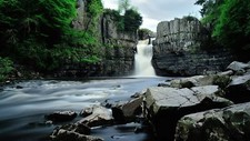 Landscape nature waterfall Custom Gaming Mat Desk
