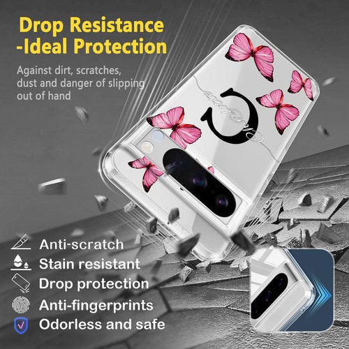 Cover telefono chic farfalla per Google Pixel 6 7 8A 9 Pro XL 9A custodia personalizzata - Foto 33 di 64