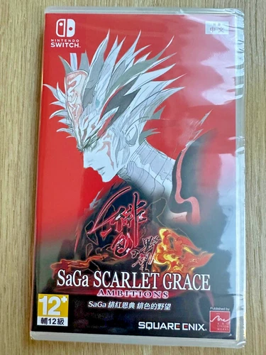 SaGa Scarlet Grace Ambitions Switch Nintendo Asia Ver w English New Sealed