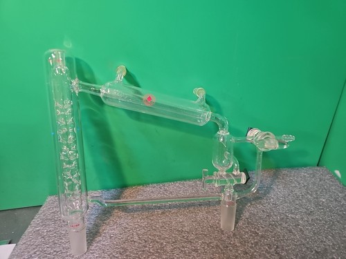 ACE Glass 10/18 & 24/40 Jacketed Vigreux Distilling Head Apparatus
