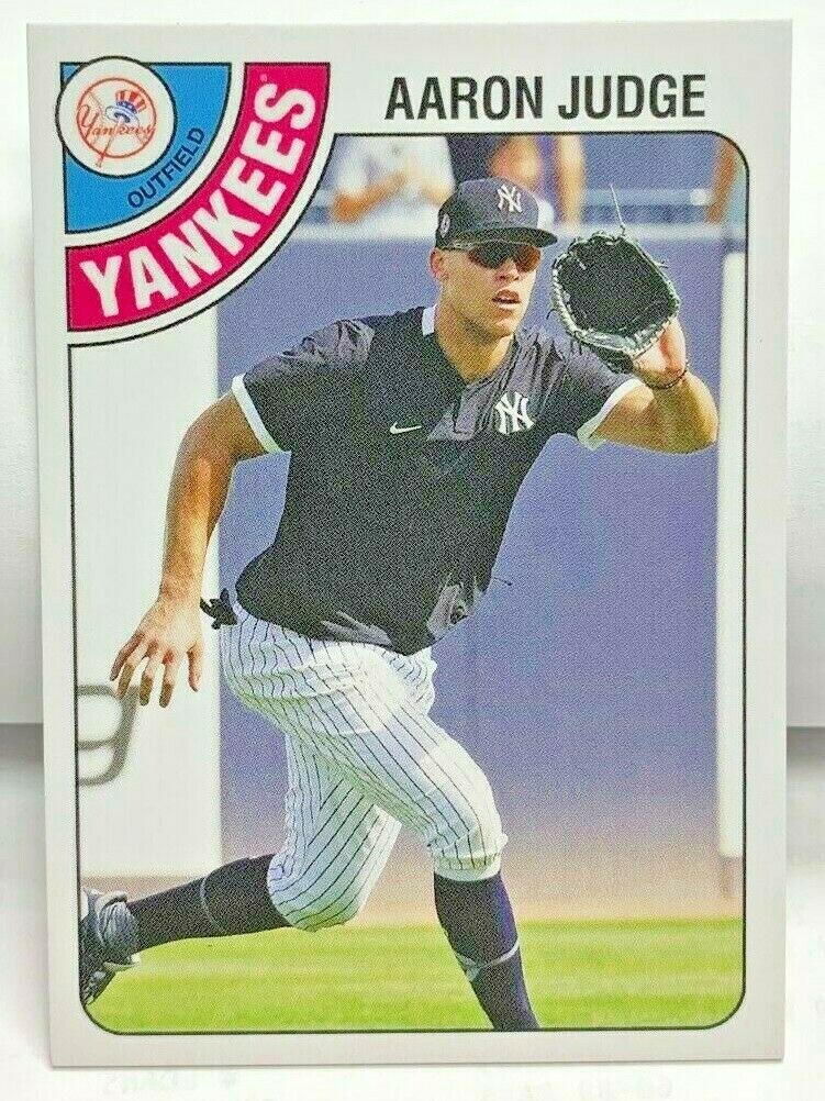 Aaron Judge 2020 Topps Throwback Thursday '78 Topps Hockey Design #99 - SP /872