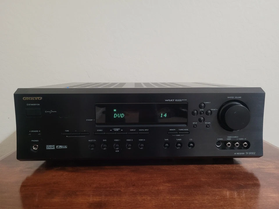 ONKYO TX-SR502  6.1ch 450w  Digital Receiver Amplifier -Audio/Video Surround - Image 2 of 4