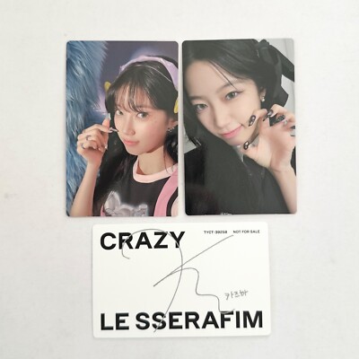 LE SSERAFIM] CRAZY JP / Solo Jacket ver. Photocard PC Chaewon | eBay