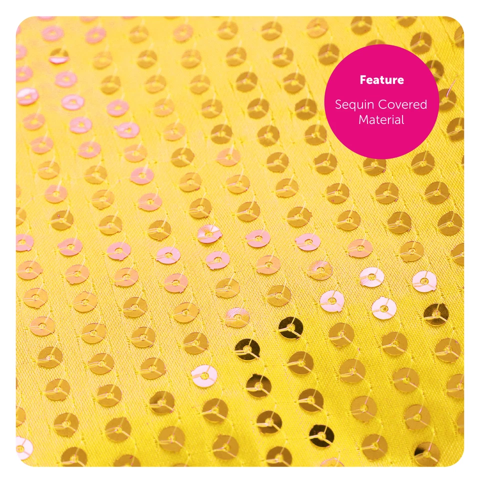 ABRIGO TRASERO LENTEJUELAS DORADO UNISEX CABARET DISFRAZ CIRCO MAESTRO BAILE Foto 3 de 4