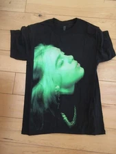 BILLIE EILISH 2020 WORLD TOUR T-SHIRT SMALL BLACK NEW LIVESTREAM OCTOBER 24 2020