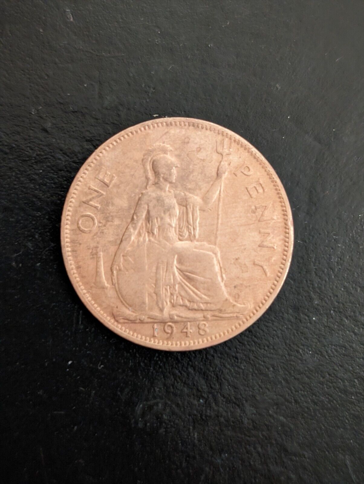 1948 UK GB GREAT BRITAIN ONE PENNY