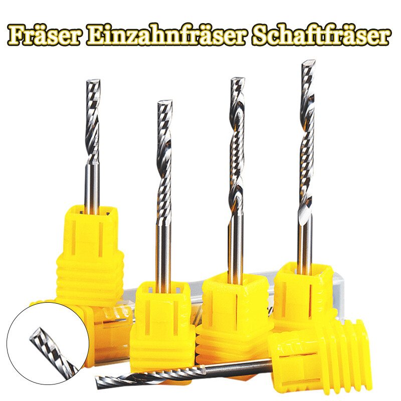 Einzahnfräser VHM speziell für Acryl und allgemein Kunststoffe | Fräser Einzahnfräser VHM speziell für Acryl und allgemein Kunststoffe | Fräser