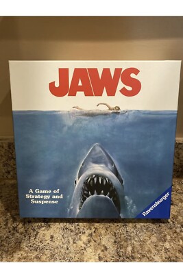 JAWS RAVENSBURGER BOARD GAME BRAND NEW SEALED IN BOX FREE SHIPPING MOVIE RETRO