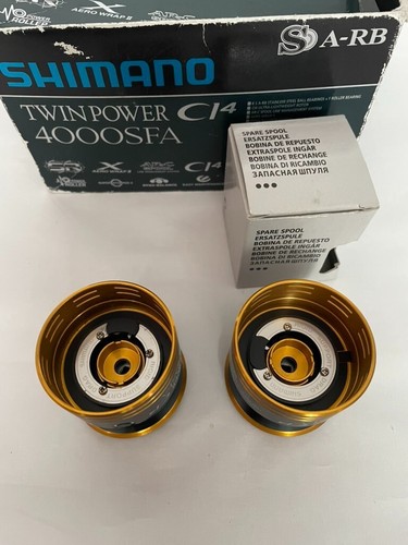 SHIMANO 4000 Spare Spool x 2 RD13468 + Wrench + Washers - Bild 3 von 6