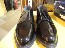 Bates Men's Black Hi-Gloss Oxford