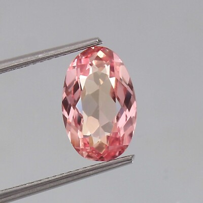 AAA Natural Ceylon Padparadscha Sapphire Loose Oval Gemstone Cut 2.80 CT