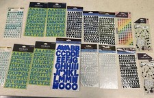 Lot Of Making Memories Little Letters Scrapbooking stickers NIP Seversl Colors