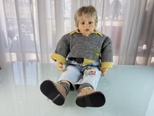 Künstlerpuppe Waltraud Hanl Vinyl Puppe 74 cm. Top Zustand
