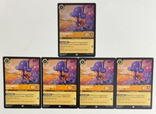 5x Disney Lorcana - Ursula s Return - Cogsworth Foil 4 Non Foil