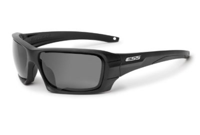 ESS Sunglasses Black Rollbar Silver Logo Kit w/Interchangeable Lenses EE9018-03