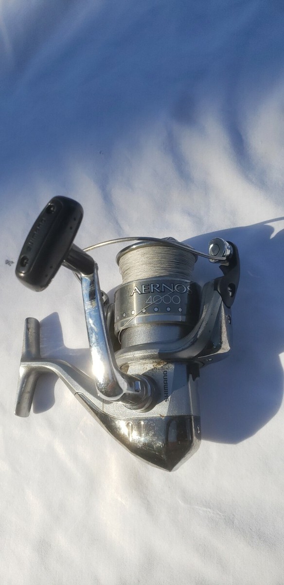 SHIMANO Fresh Water Reel AERNOS 4000 Very Good Condition
