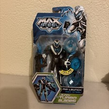 Figura Max Steel con lanzador desgarrador de hoja max steel v018