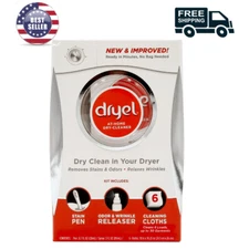 Dryel at Home Dry Cleaner Starter Kit with 6 Cleaning Cloths, Fresh Scent.