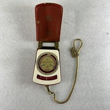 Vintage IKOPHOT Light Exposure Meter 1960's ZEISS IKON German Made Leather Case