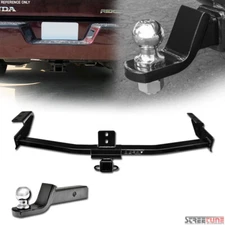 For 06-13 14 Ridgeline Class 3/III Trailer Hitch Tube+2" Ball Towing Mount Kit