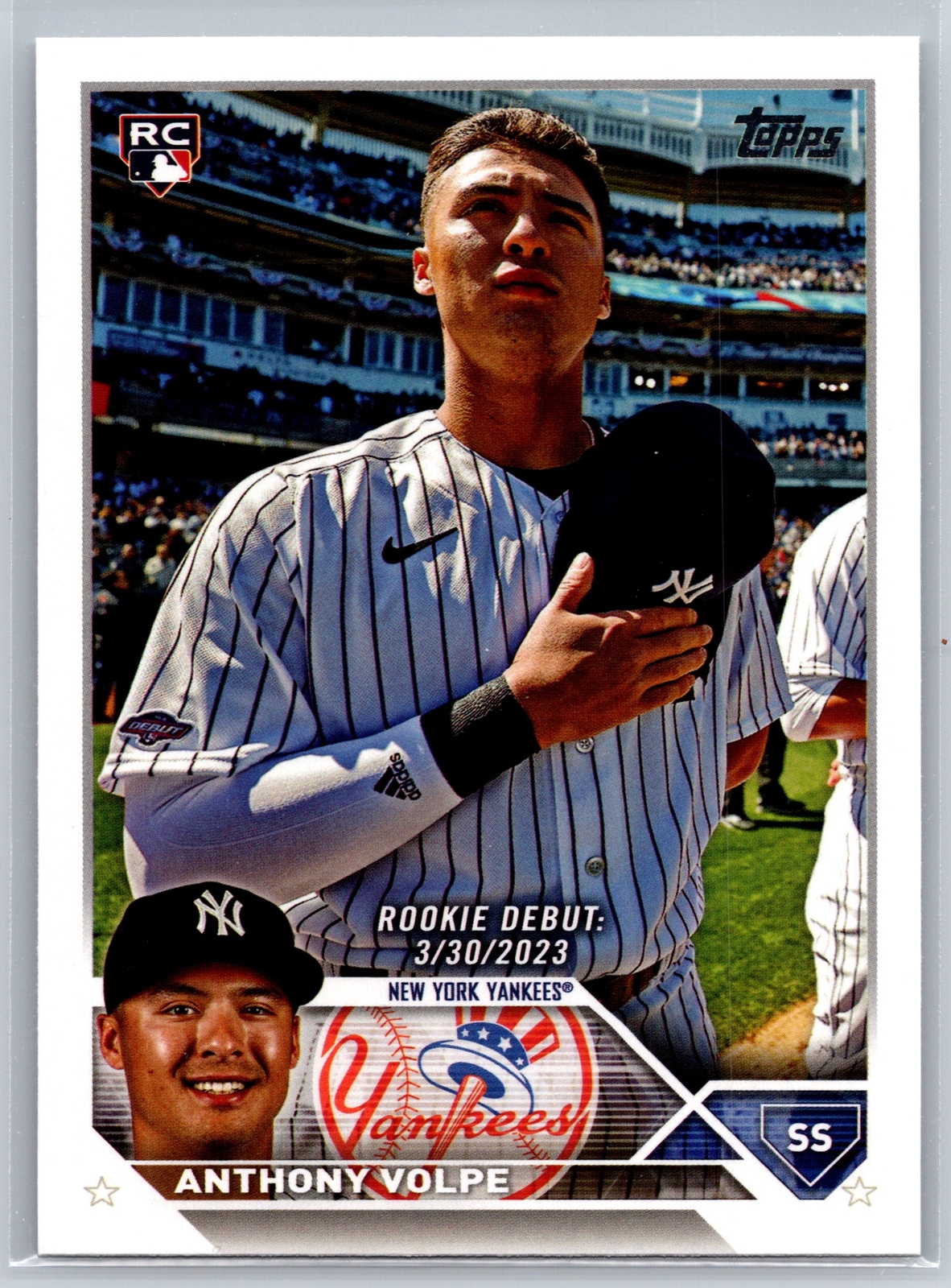 2023 Topps Update #US77 Anthony Volpe
