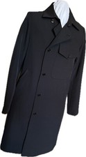 Unisex G-star Raw Connect Slim Trench Coat With Belt, Black Size S